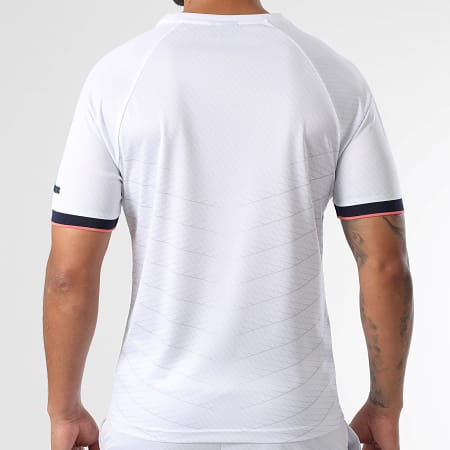 MA9 Mafia Nueve - Ensemble Tee Shirt Et Short Jogging Nitro Tape White
