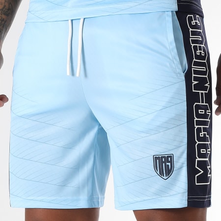 MA9 Mafia Nueve - Short Jogging Nitro Blue