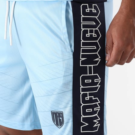 MA9 Mafia Nueve - Short Jogging Nitro Blue