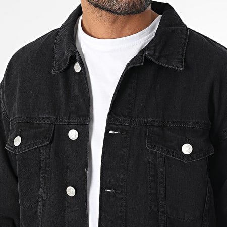 Only And Sons - Veste Jean Just Box Noir