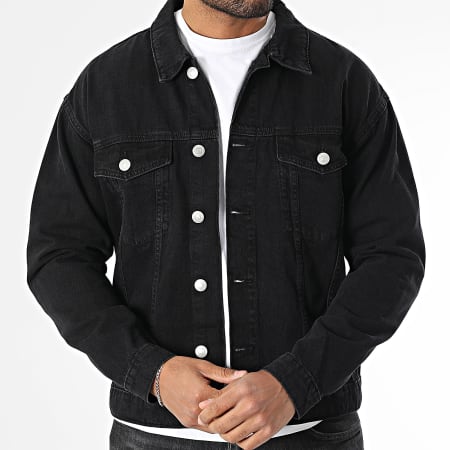 Only And Sons - Veste Jean Just Box Noir