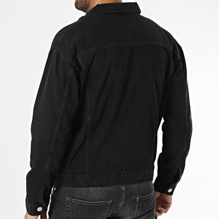Only And Sons - Veste Jean Just Box Noir