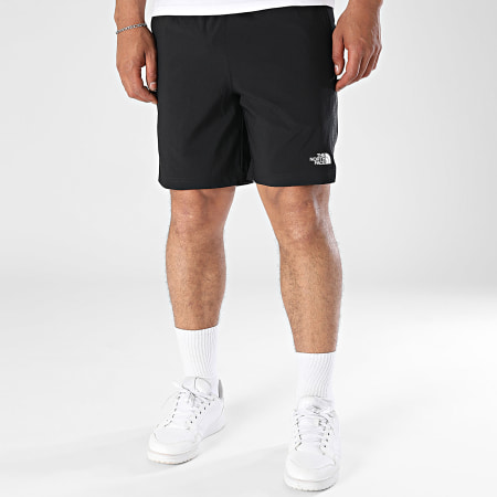 The North Face - Short Jogging A Bandes Block A8BEQ Noir Gris Anthracite