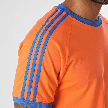 Adidas Originals - Tee Shirt Monogram JP4431 Orange Bleu Roi