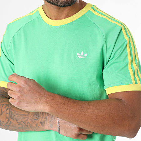 Adidas Originals - Tee Shirt Monogram JP4432 Vert Jaune