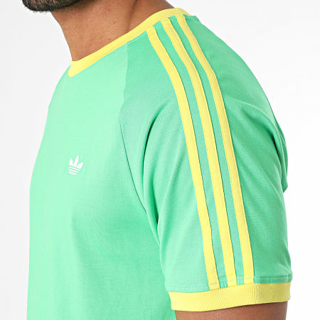 Adidas Originals - Tee Shirt Monogram JP4432 Vert Jaune