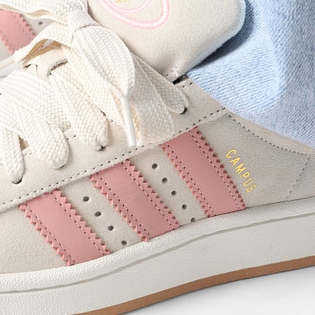 Adidas Originals - Baskets Femme Campus 00s W JI2752 Cream White Wonder Mauve Glow Pink