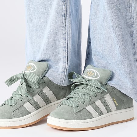 adidas gazelle silver green womens women's sneakers campus bold w ih1850 multicolor main image 1