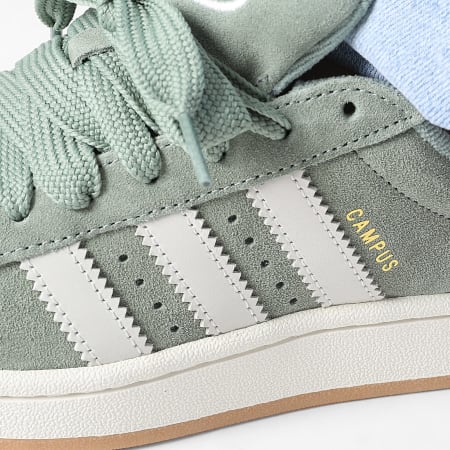 Adidas Originals - Women's Sneakers Campus 00s W JI2753 Siver Green Off  White Gum3 - Ryses