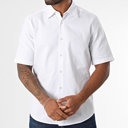 BOSS Chemise Homme Rash 2 Regular Fit En Coton Oxford - Col Kent - Style Élégant Et Confortable