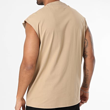 Hugo Blue - Tee Shirt Navertz 50509773 Beige Foncé