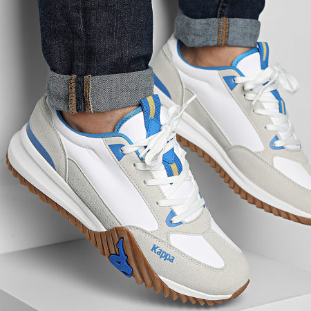 Kappa - Zapatillas Authentic Arklow 351P8PW Gris Azul Claro Blanco