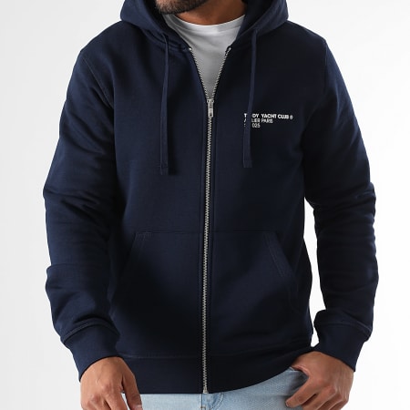 Teddy Yacht Club - Sudadera Con Cremallera Capucha Ice Ice Baby Azul Marino