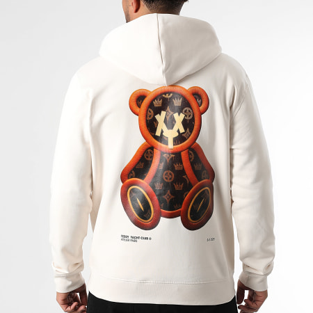Teddy Yacht Club - Sweat Zippé Capuche Ice Ice Baby Beige