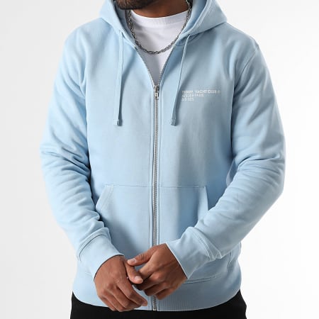 Teddy Yacht Club - Sudadera con Cremallera y Capucha Ice Ice Baby Azul Claro