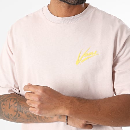 Vans - Tee Shirt Oversize Brush Script 00K42 Rose