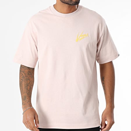 Vans - Tee Shirt Oversize Brush Script 00K42 Rose