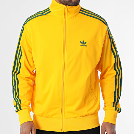 Adidas Originals - Veste Zippée A Bandes Firebird JY8926 Jaune