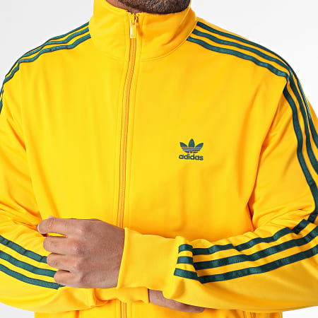 Adidas Originals - Veste Zippée A Bandes Firebird JY8926 Jaune