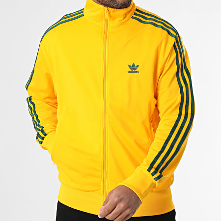Adidas Originals - Veste Zippée A Bandes Firebird JY8926 Jaune