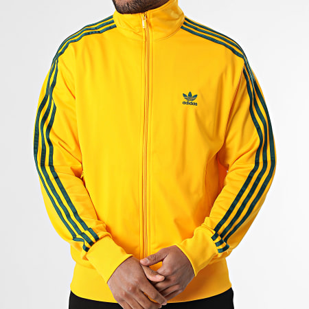 Adidas Originals - Veste Zippée A Bandes Firebird JY8926 Jaune