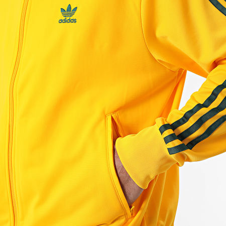 Adidas Originals - Veste Zippée A Bandes Firebird JY8926 Jaune