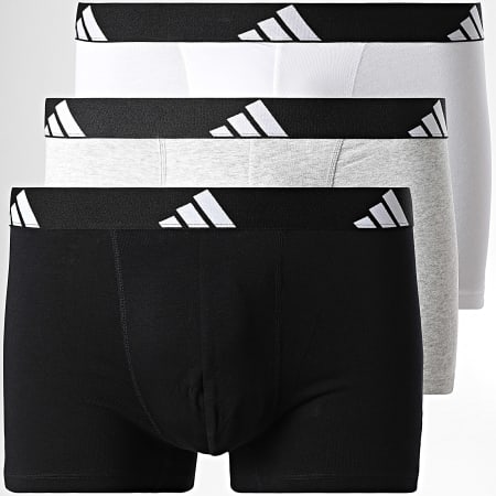 Adidas Sportkleding - Set van 3 boxers JK3953 Zwart Wit Heide Grijs