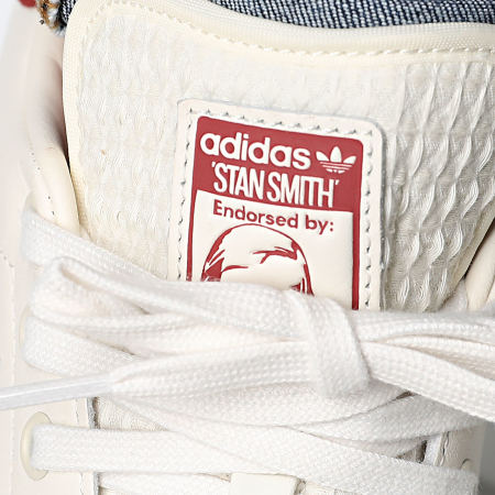 Adidas Originals - Baskets Stan Smith JH9715 Off White Preloved Ruby Cream White