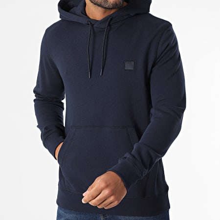 BOSS - Sweat Capuche Wetalk 50509314 Bleu Marine