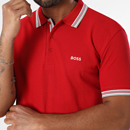 BOSS - Polo Manches Courtes Paddy 50469055 Rouge