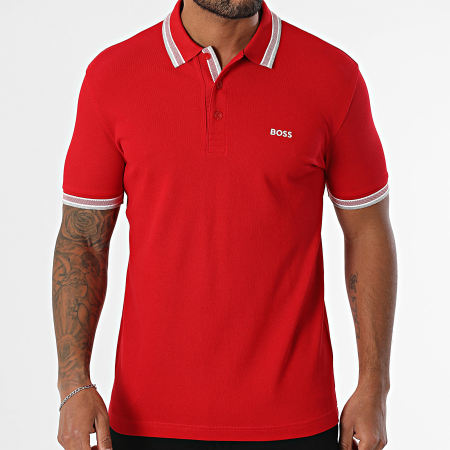 BOSS - Polo Manches Courtes Paddy 50469055 Rouge
