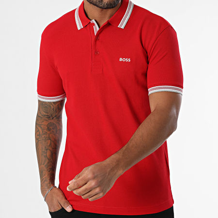 BOSS - Polo Manches Courtes Paddy 50469055 Rouge