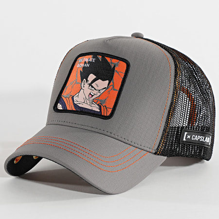 Capslab - Casquette Trucker Ultimate Gohan Noir Jaune