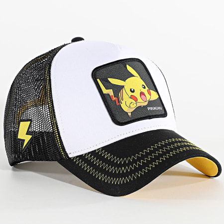 Capslab - Cappello Trucker Pikachu Bianco Nero