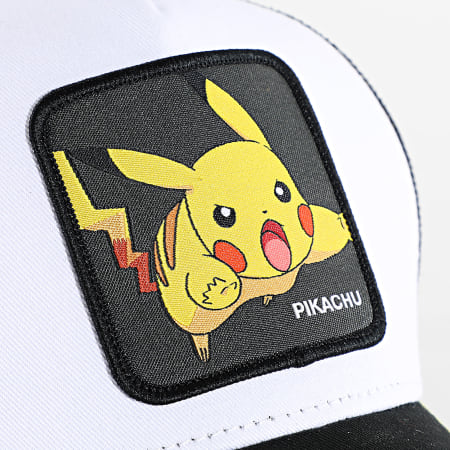 Capslab - Cappello Trucker Pikachu Bianco Nero