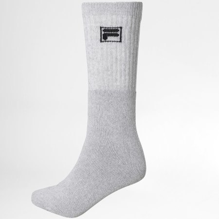 Fila - Lot De 6 Paires De Chaussettes F9000 Noir Gris Blanc