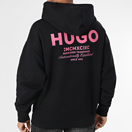 Hugo Blue - Sweat Capuche Nazardo 50510724 Noir