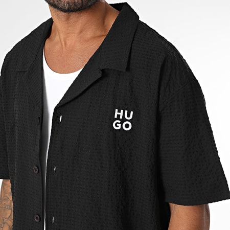 HUGO - Chemise Manches Courtes Chaffle 50540111 Noir
