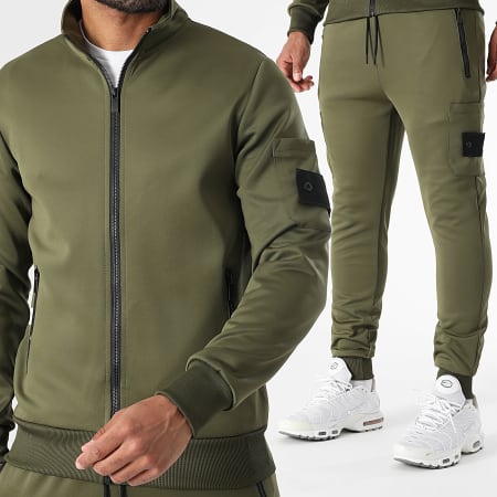 LBO - Ensemble De Survetement Cargo 0316 Vert Kaki