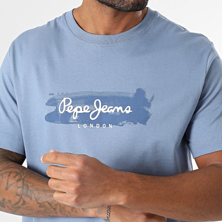 Pepe Jeans - Tee Shirt Picthon PM509782 Bleu Clair