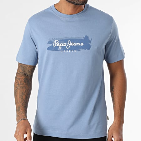 Pepe Jeans - Tee Shirt Picthon PM509782 Bleu Clair
