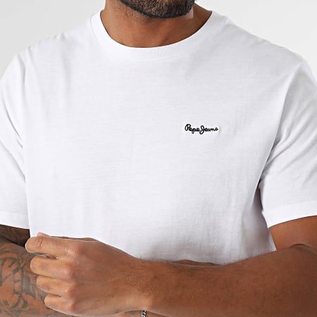 Pepe Jeans - Tee Shirt Back Clag PM509921 Blanc