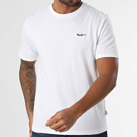 Pepe Jeans - Tee Shirt Back Clag PM509921 Blanc