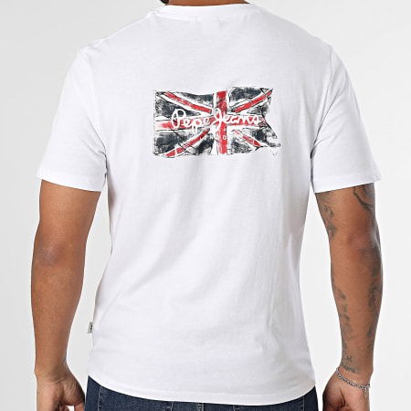 Pepe Jeans - Tee Shirt Back Clag PM509921 Blanc