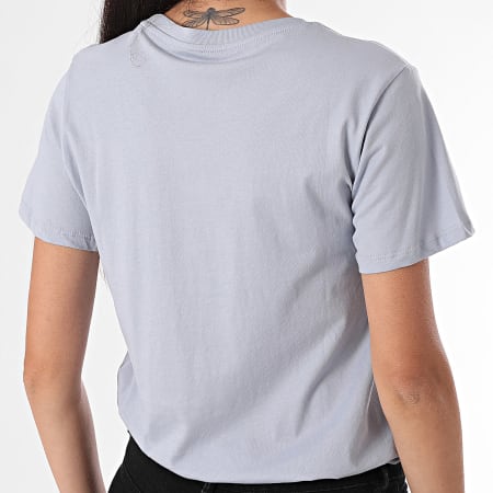 Pepe Jeans - Tee Shirt Femme Macy PL506012 Bleu Clair