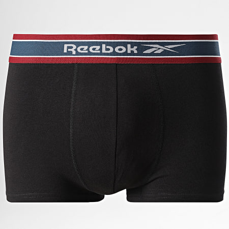 Reebok - Lot De 5 Boxers 15059 Noir Blanc Gris Chiné