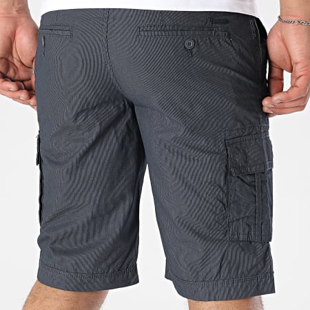 Teddy Smith - Sytro 3 Striped Cargo Shorts 10411562D Navy Blue