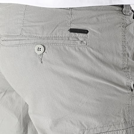 Teddy Smith - Pantalón Cargo A Rayas Sytro 3 10411562D Gris