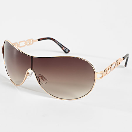 Classic Series - Lunettes De Soleil 819 Doré Marron Dégradé
