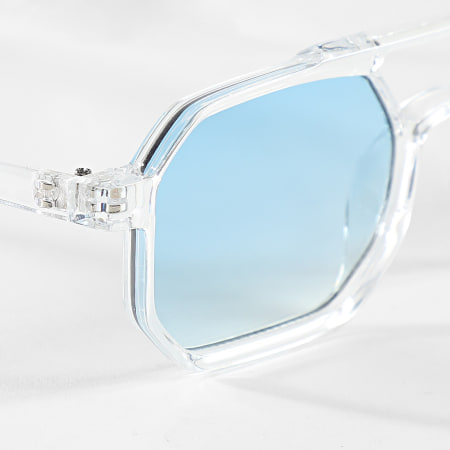 Classic Series - Lunettes De Soleil 558 Transparent Bleu